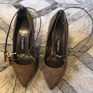 Tom Ford Suede Lock Heel